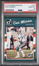 Dan Marino #167 Dunruss 2016 Panini Miami DolphinsHall Of Fame Pro bowler