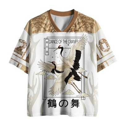 Ancient Pines & Cranes Jersey Shirts