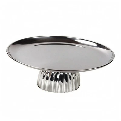 Pedestal Tray Easy to Clean Round Serving Tray with Handles - Bild 1 von 4