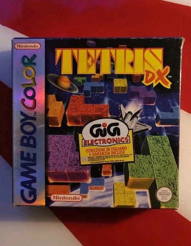TETRIS DX NINTENDO GAME BOY COLOR In Original Box Slightly Crushed