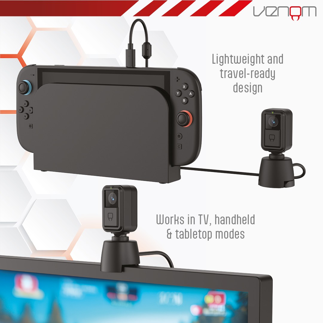 Nintendo Switch 2 Camera for | 1080p HD Video Chat with Flexible