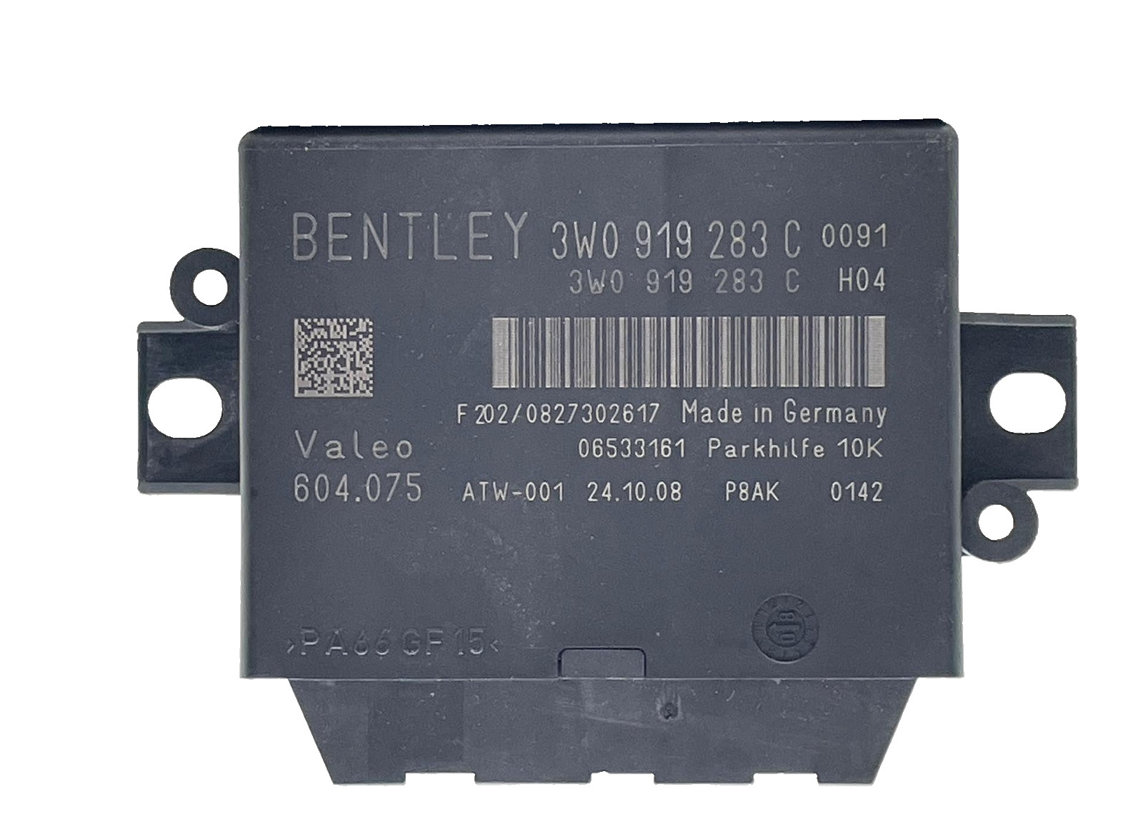 Bentley Continental 2012 Parking assist module P/N 3W0919283C