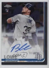 2019 Topps Chrome Rookie Auto Brandon Lowe #RA-BL Auto RC