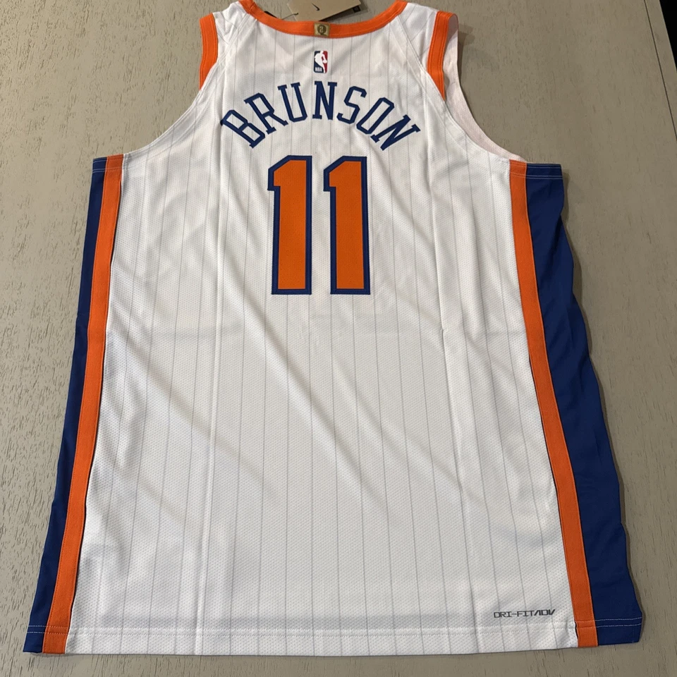 Jalen Brunson #11 New York Knicks Nike 2024/25 AUTHENTIC NBA City Edition Jersey - Image 3 of 4