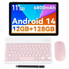 URAO 11in Android Wi-Fi Tablet 128GB 12GB RAM 4 8 Android 14 With Keyboard set