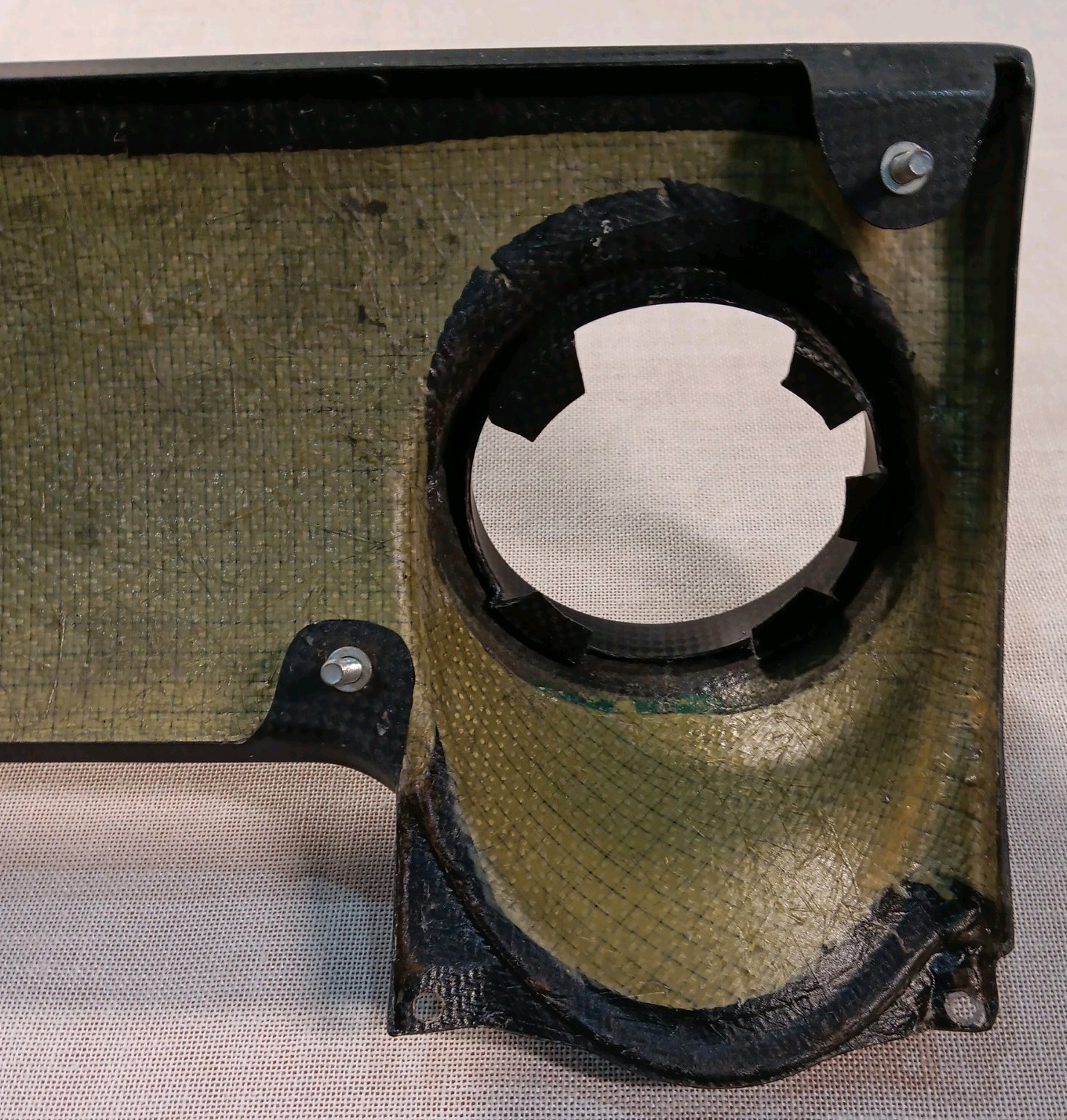Used For Repair Ferrari 599 GTB Right Side Carbon Fiber Dash Trim & Grill Cover 