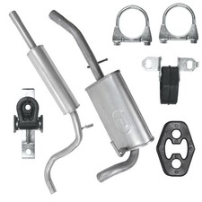 Auspuff Schalldämpferset für Seat Arosa 1 I Fließheck 1.0, 1.4 (1997-06/2004)