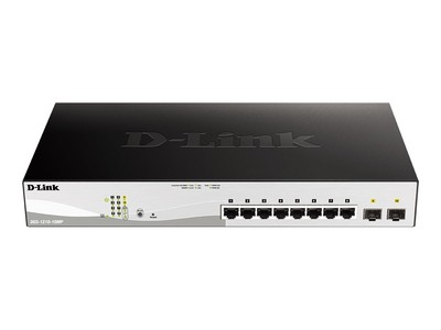 D-Link DGS 1210-10MP Switch L2+ smart 8 x 10/100/1000 (PoE+) + 2 DGS-1210-10MP/E