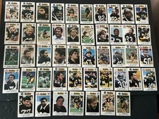 Terry Bradshaw, Franco Harris ,Lambert , 47 diff Steeler Police  Collector Cards