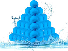 3.5 Lbs Pool Filter Balls for Sand Filter - Reusable Eco-Friendly Filter Media,