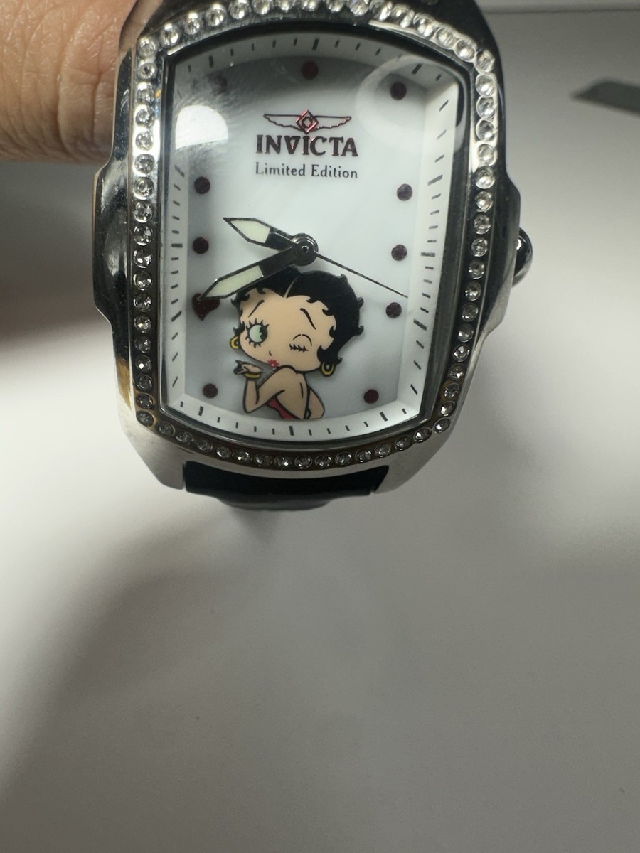 Invicta Betty Boop Limited Edition Women\'s Watch Set - Black, Red, White Womens Invicta Lupah Betty Boop Character Watch Model 25249  main image 3