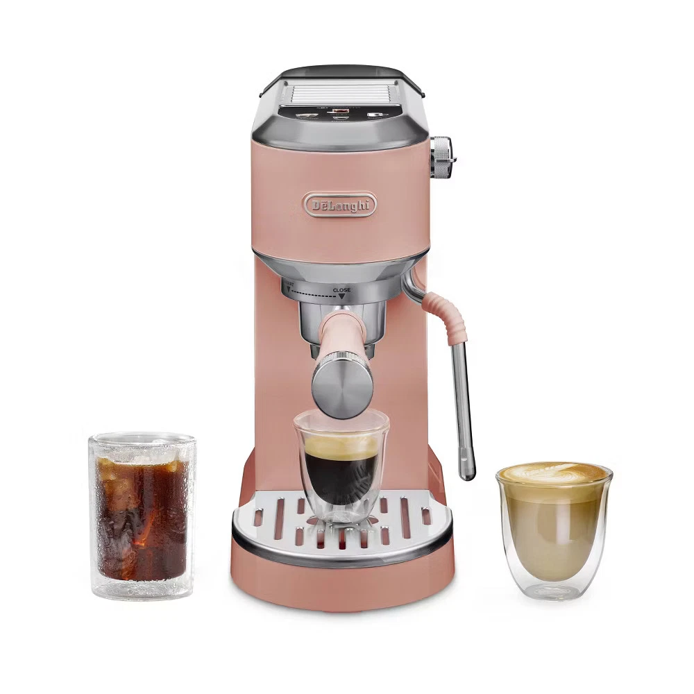 DeLonghi Dedica Duo Espresso and Cold Brew Machine with Milk Frother for