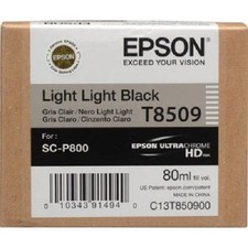 Genuine Epson T8509 Light Light Black Ink Cartridge Sep 2027 Surecolor SC-P800