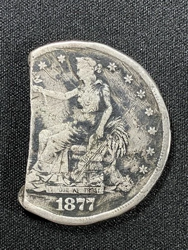 1877 s trade dollar Strong Date And S. Definitely One Of A Kind