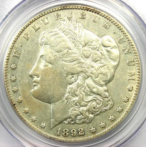 1892-CC Morgan Silver Dollar $1 Carson City Coin - Certified PCGS XF45 (EF45)