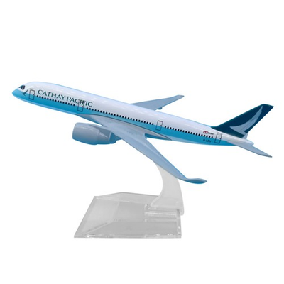 #ad 1 400 Aircraft Asia Cathay Pacific A350 Alloy Diecast Plane Model Display Gift $14.87