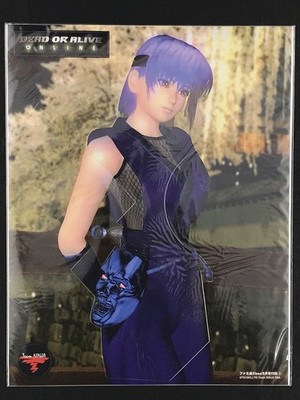 Dead or Alive Online DOAO Ayane Xbox Dress Up Sheet Sticker Enterbrain New
