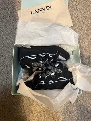 Lanvin Curb Sneakers Black/Multicolor, Size 45 US (12)