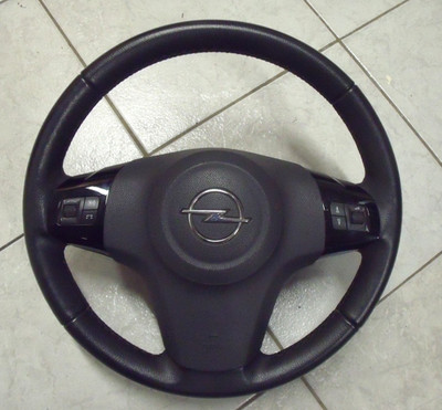 Airbag Lederlenkrad komplett Multifunktionstasten Lenkradheizung Opel Corsa D
