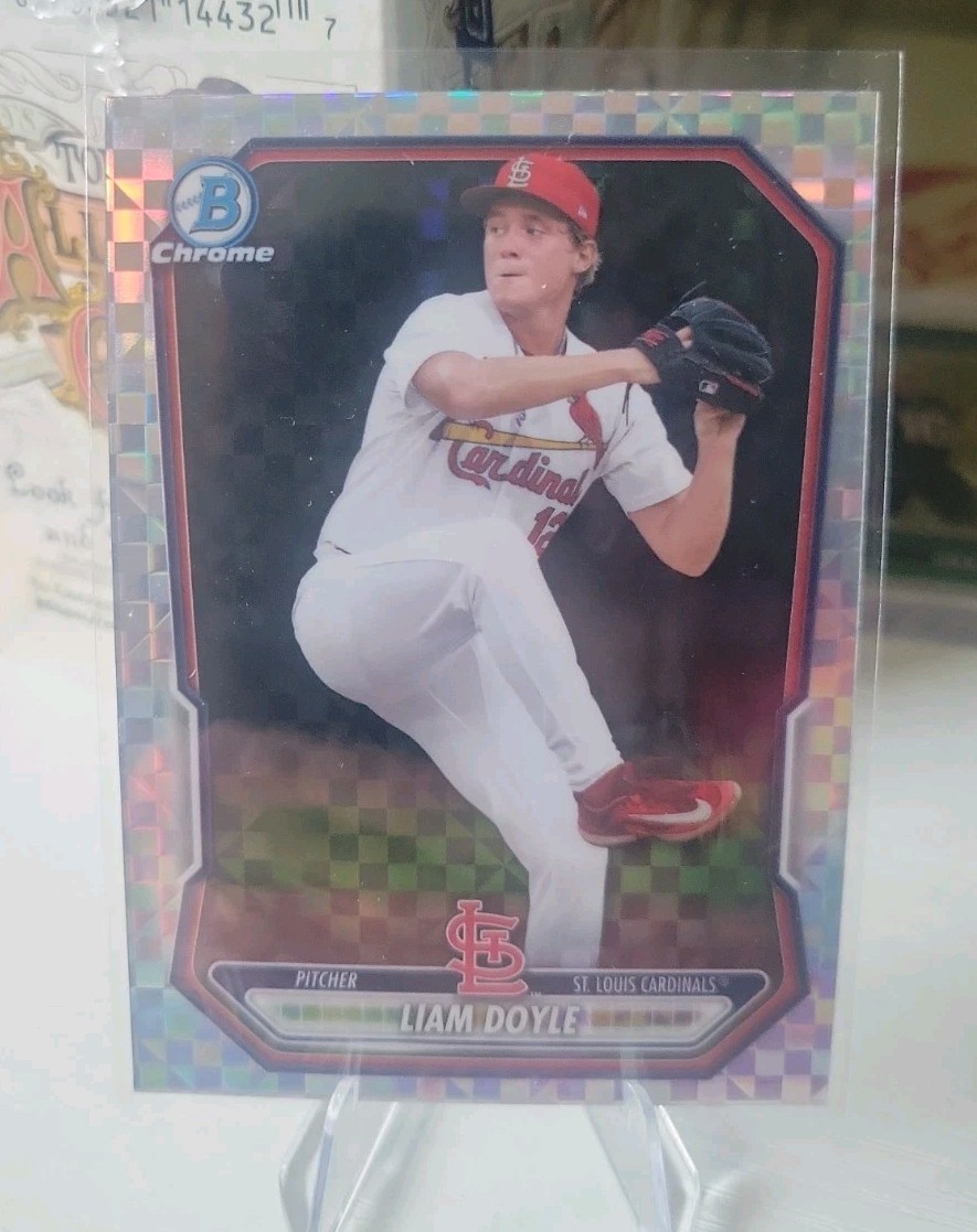 2026 Bowman Chrome Liam Doyle X-Fractor BCP-10 Cardinals
