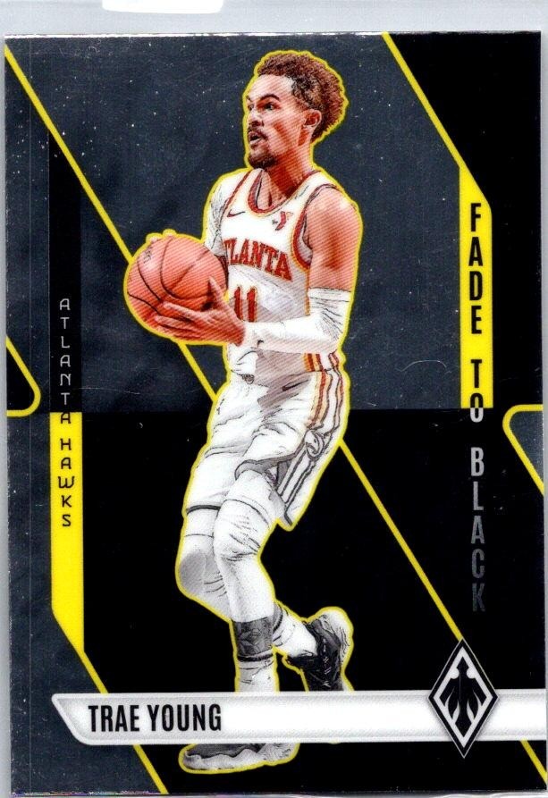 Trae Young #16 2023-24 Panini Phoenix Fade To Black Hawks