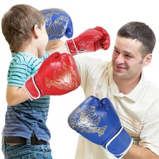 Children's and adult boxing gloves, breathable PU leather boxing training Taekwo