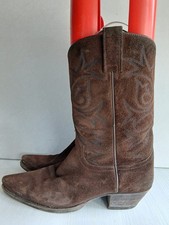 R.Soles By Judy Rothchild Women's Brown Faux Sued Cowboy Boot. UK(6)EUR(39) -B37