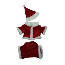 Webkinz Santa Suit Plush Costume Dress Up Stuffed Animal Clothing Clothes Outfit