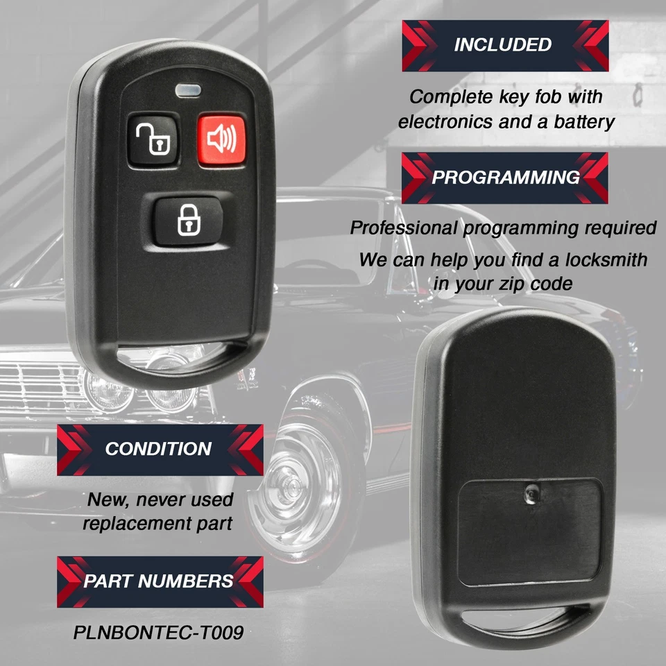 2 Key Fob Remote for 2003 2004 2005 Kia Sorento Sedona PLNBONTEC-T009 Foto 4 de 4