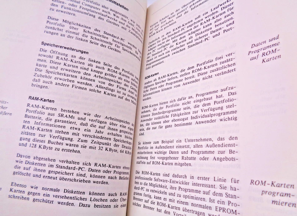 ATARI PORTFOLIO -- DAS GROSSE BUCH ZUM ATARI PORTFOLIO (DATA BECKER - BUCH) #1DE - Bild 4 von 4