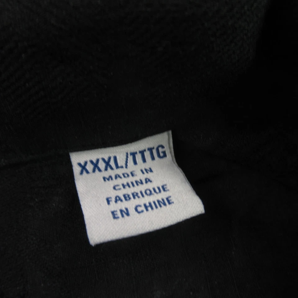 Camisa Tommy Bahama Para Hombres 3XL Seda Manga Corta Botón Delantero Ligera Negra Foto 4 de 4