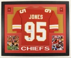 Kansas City Chiefs Chris Jones Autographed Football Jersey Pristine Authentic