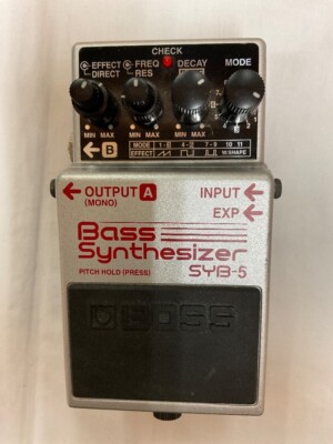 BOSS SYB-5 Bass Synthesizer Bass Guitar Effect Pedal used