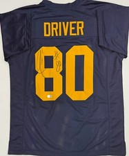 DONALD DRIVER - Green Bay Packers Signed Custom Replica Acme Jersey AUTO - BAS