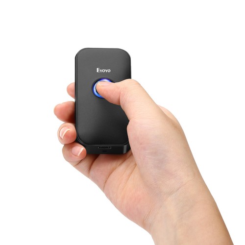 Mini escáner de código de barras inalámbrico Bluetooth lector de escaneo de imagen 1D para sistema iOS - Imagen 4 de 12