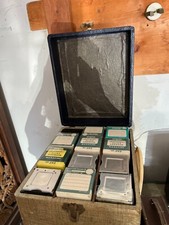 15 Airequipt Aluminum Slide Trays in box- Each tray has 36 Individual Holders