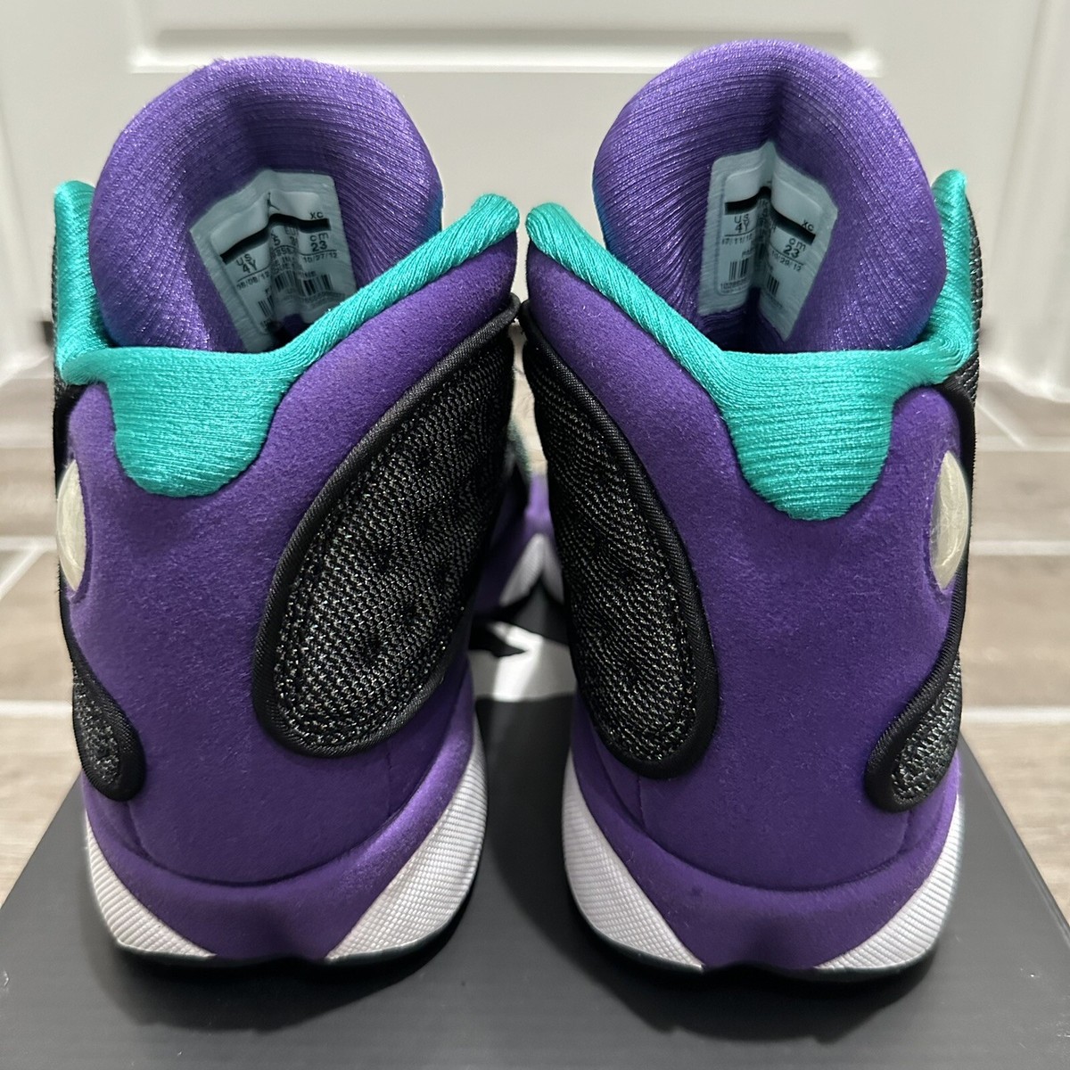 Jordan Retro 13 GS 4Y Violet Teal Used Once VNDS | eBay
