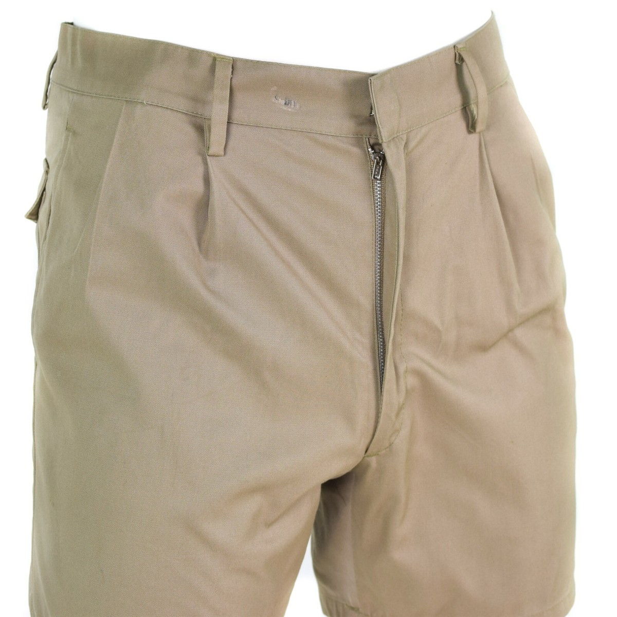 Genuine Italian army shorts Khaki Chino Military combat field