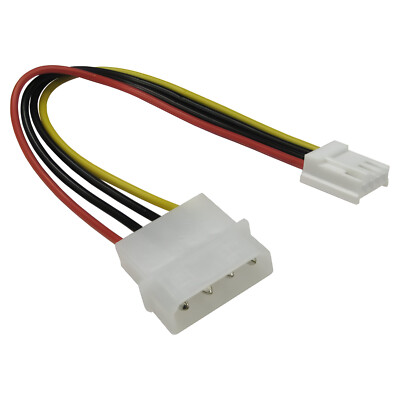Molex auf 3,5 Diskettenlaufwerk Stromkabel | 51/4 auf 31/2 | Adapter interne Diskettenlaufwerke