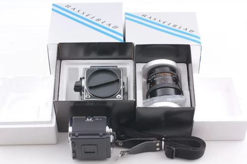 【ALMOST UNUSED BOX】 Hasselblad 503CX Body 80mm f/2.8 CF Lens A12 ACUTE D JAPAN