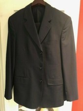Canali Men's Brown Wool super 130s  Suit 42L