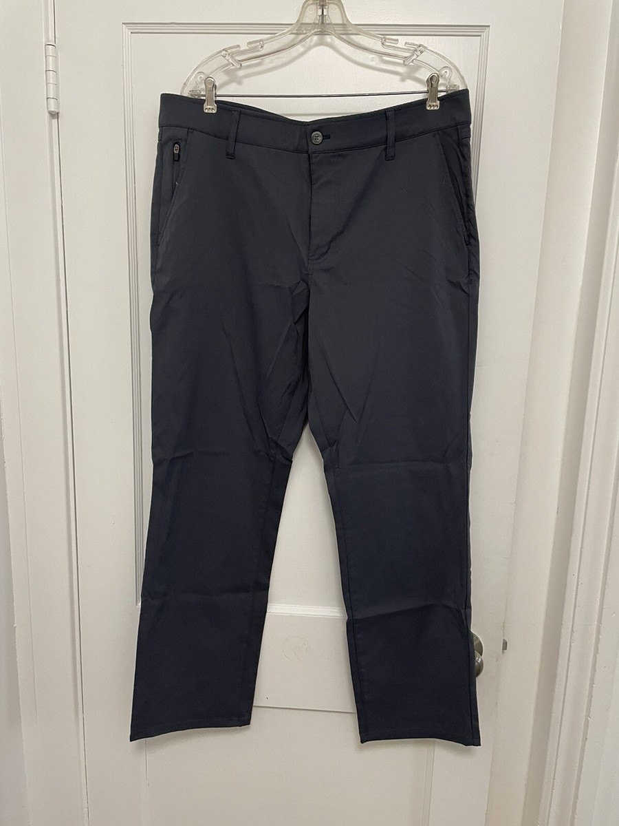 Men's Golf Dress Pants Stretch Waterproof Slim Fit Tapered Casual Chino Workwear