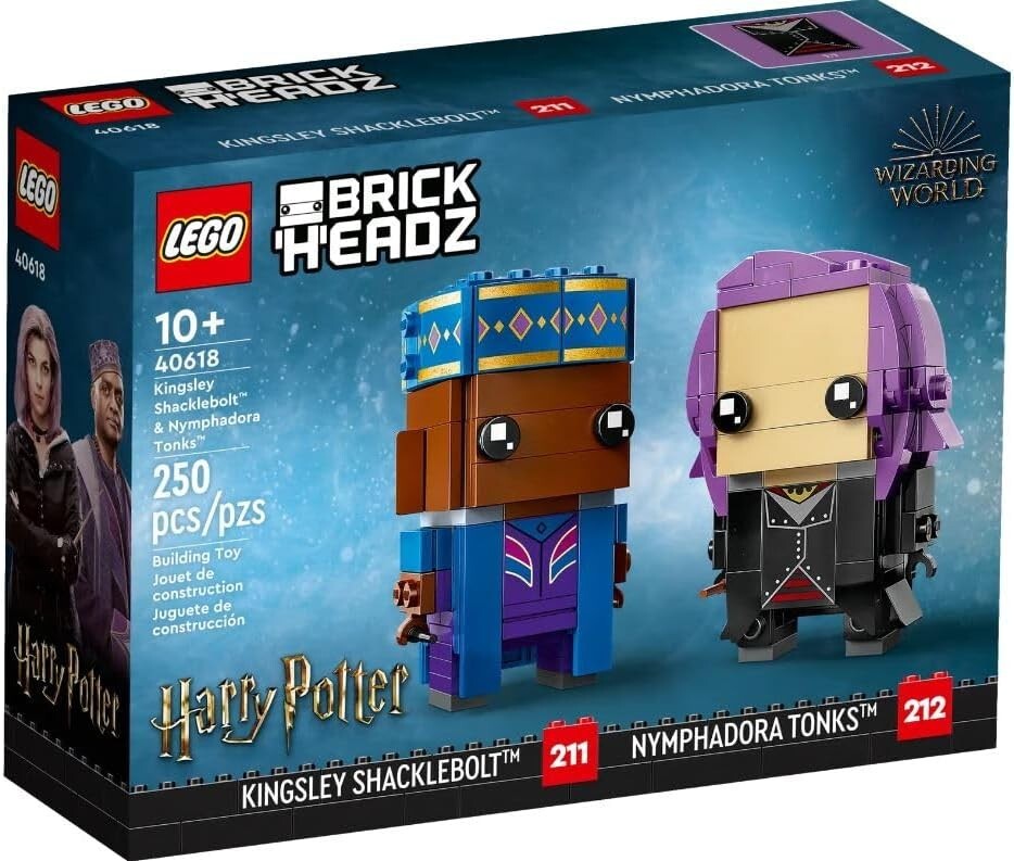 LEGO BRICK HEADZ 40618 KINGSLEY SHACKLEBOLT E NYMPHADORA TONKS
