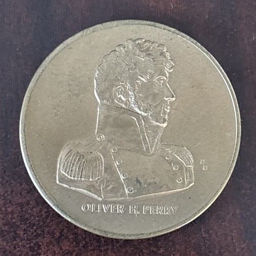 Oliver Perry Vintage Medal 52 MM Perry's Victory & International Peace Memorial