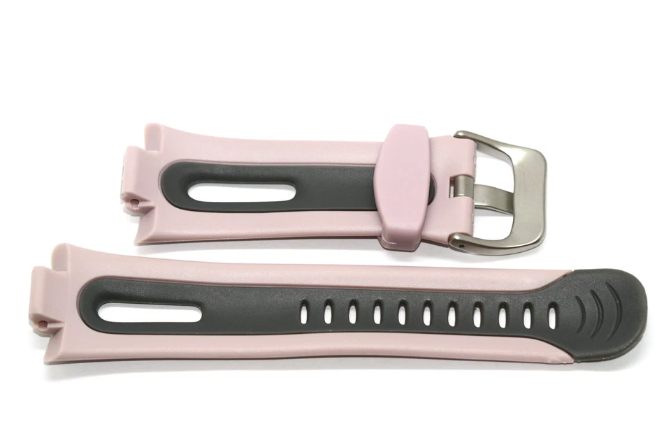 NIKE REVEAL PINK GRAY REPLACEMENT RUBBER WATCH BAND WXS003 - Image 2 of 2
