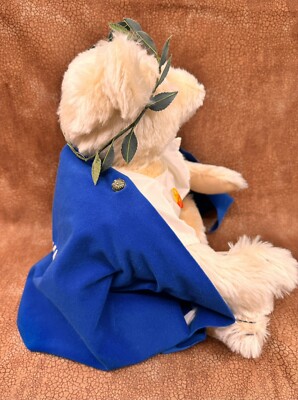 LARGE Steiff 1996 CU OLYMPIAN BEAR Cloak 1996 Atlanta Summer