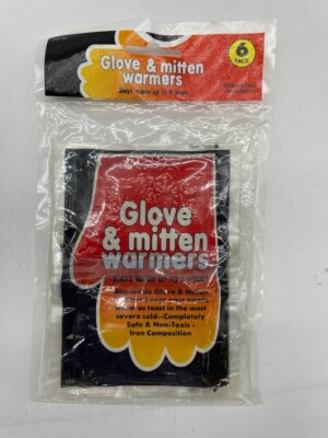 Disposable Glove & Mitten Warmers 6 Pack - Stays Warm Up To 8 Hours