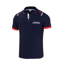 Sparco Martini Racing Embroidered Polo Shirt - 100% Cotton / Iconic Branding