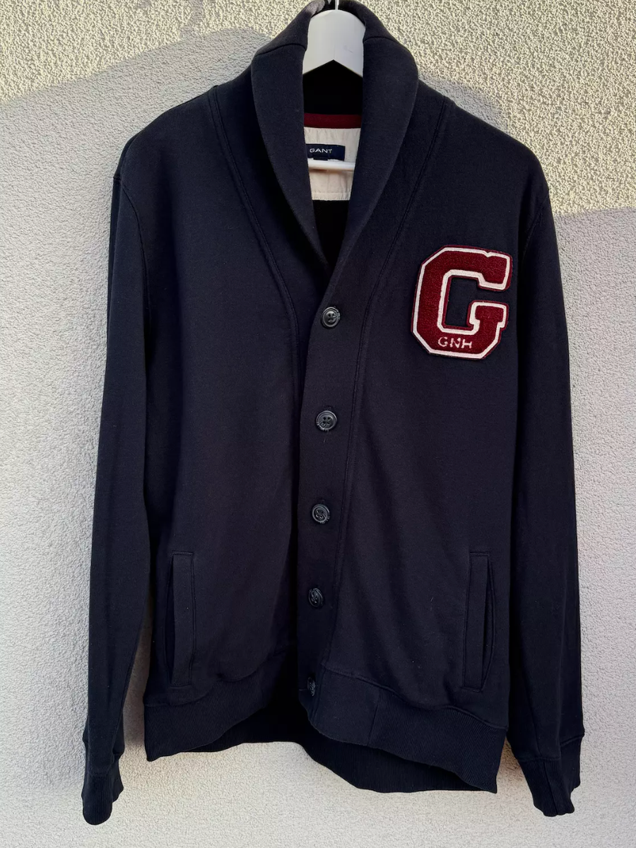Shawl Collar Cardigan Gant Cardigan Mens Gant Cardigan Mens Medium