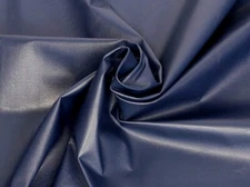Lamb skin leather Navy Blue Color (100% Genuine Skin)
